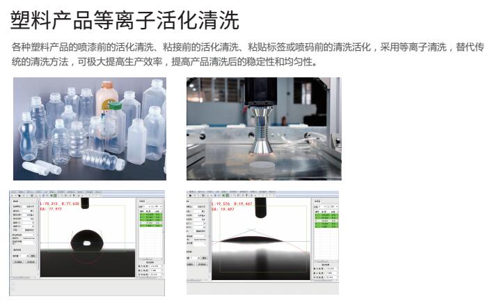 塑料产品通过等离子活化处理